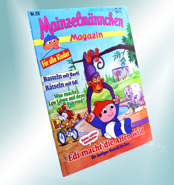 Mainzelmännchen Magazin Nr. 26 (1988) – Edi im Zoo | hoppla-stuff.de